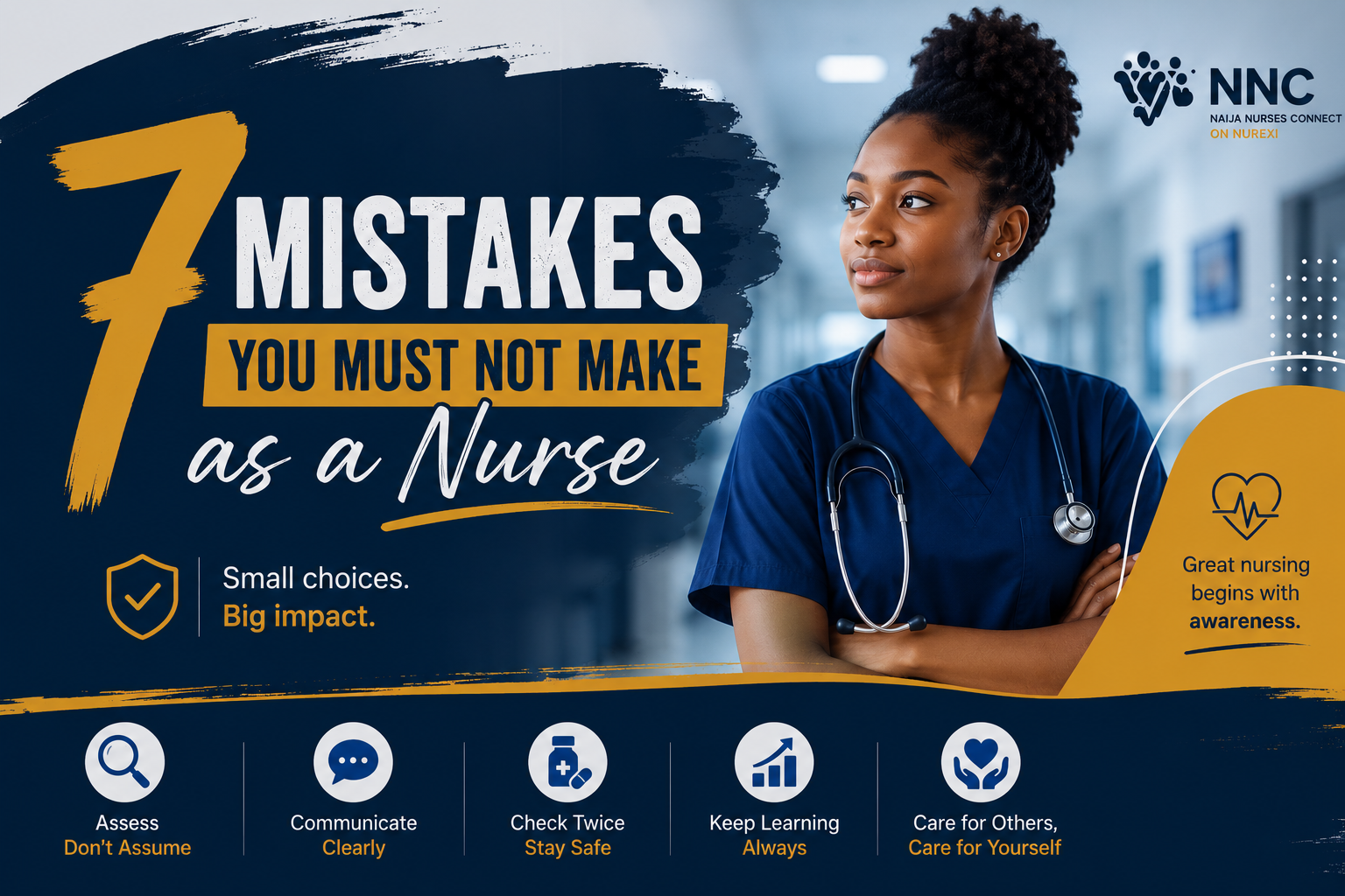 7 Mistakes You Must Not Make as a Nurse