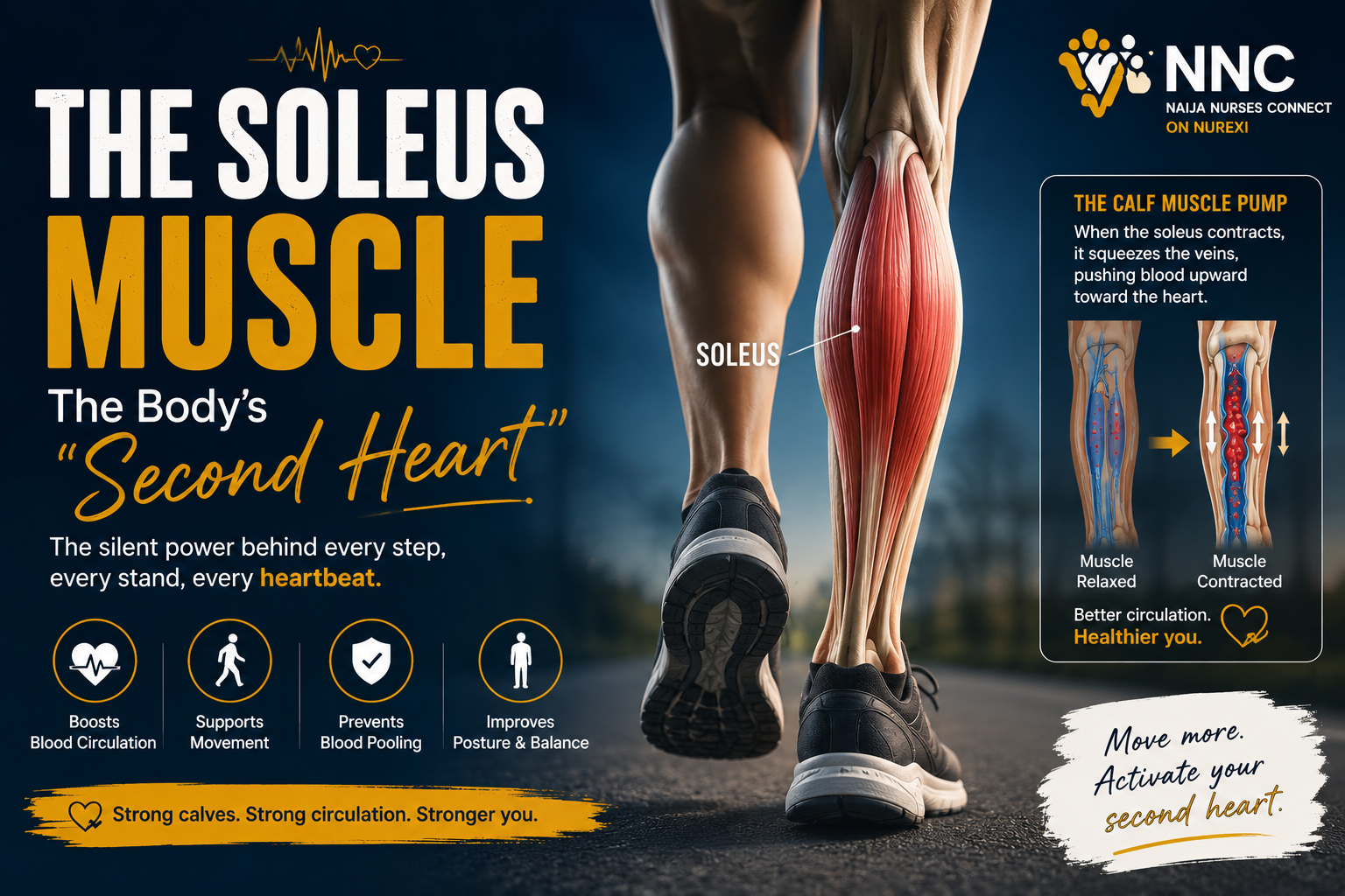 The Soleus Muscle: Why It’s Called the Body’s “Second Heart”